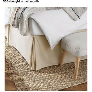 Beige Bed Skirt Brand New (FULL)